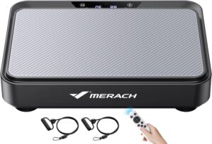 MERACH Vibration Plate Exercise Machine, Mini Vibrating Plate Machine for Women Men, Full Body Vibration Platform, Exercise Equipment for Home