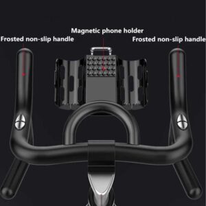 MaGiLL Exercise Bike Indoor Cycling Stationary Bike Ideal Cardio Workout Machine with LCD Display | Smartphone App | iPad Holder Home Gym Equipment Suitable for Everyone