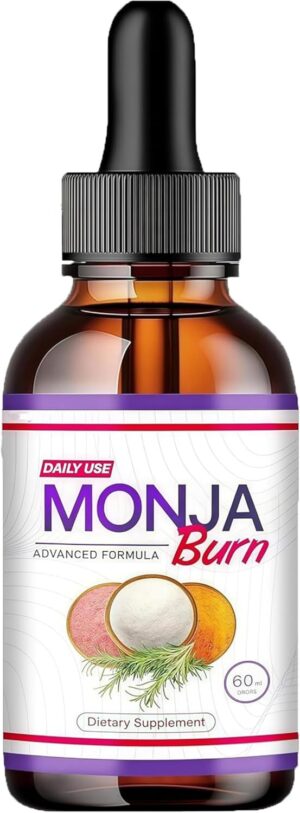 Mounja Burn Pro Drop𝐬,MonjaBurner Drops,MoujaBurn Pro Liquid Drop,Monja Burn Tea Drops 1PC (60ml) MM