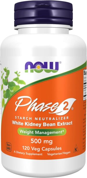 Now Foods, Phase 2 Starch Neutralizer, 500 mg, 120 Veg Capsules