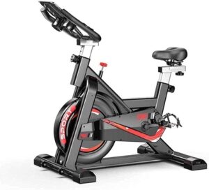 OMaju Fitness Equipment Spinning Bike Spinning Bike Bicycle Home Indoor Mute APP Game Exercise Bike Fitness Equipment Exercise Bike Bicycle Exercise Machine Comfortable-105X5