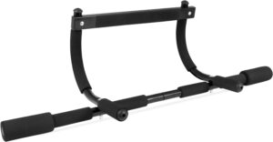 ProsourceFit Wall-Mounted Pull-Up / Chin-Up Bar, Heavy Duty 300 lb. Capacity, Black