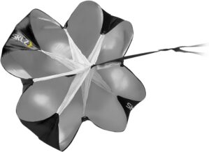 SKLZ Speed Chute Resistance Parachute for Speed and Acceleration Training Grey / Black, 54-Inch