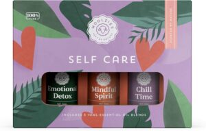 Woolzies Self Care Essential Oil Set Includes Emotional Detox, Mindful Spirit, Chill Time Blends