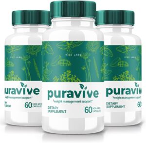 (Pack of 3 Puravive WeightLoss Capsules, Exotic Rice Capsules Reviews, Weight Support BAT Levels, Detox & Cleanse, All-Natural Easy to Swallow Formula (180 Capsules)