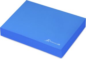 ProsourceFit Exercise Balance Pad – Large Cushioned Non-Slip Foam Mat & Knee Pad for Fitness, Stability Training, Physical Therapy, Yoga 15"x19"