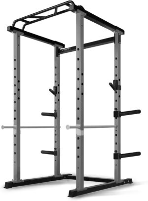 RitFit PPC01 Power Cage 1000LB Capacity and Packages with Optional Basic Power Rack, Weight Bench, Barbell Set with Olympic Barbell, DIY LAT Pull Down Pulley System, for Garage & Home Gym
