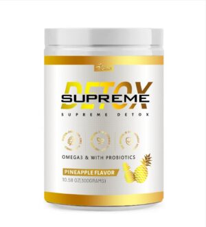 Supreme Detox,Supreme Detox Piña De Mayeli, Supplement Healthcare Natural Fiber Powder, Pineapple Flavor,Natural Ingredient (1PCS)