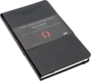 The Omega Project Black Book Training Journal – created by Special Operations Forces - Elite Workout Planner – Leather Fitness Tracker Notebook Logs Exercise, Sleep, Recovery, Nutrition and More