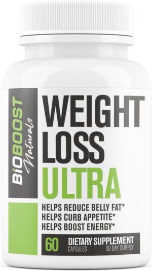 Weight Loss Ultra - NEW Weight Loss Pills for Women & Fat Burner to Boost Metabolism, Appetite Suppressant, Carb Blocker | 5 Research Backed Ingredients for Fast Results - 60 Diet Pills for Adults